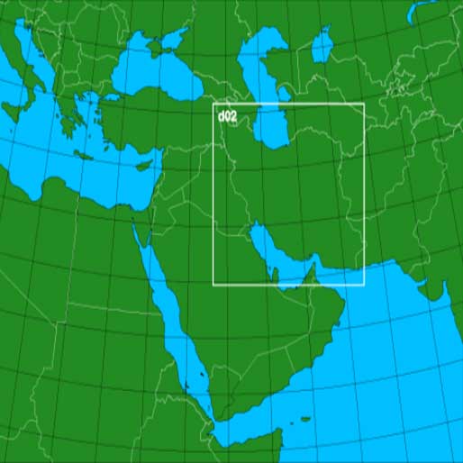 پیش‌بینی تلاطم هوای صاف در منطقه ايران